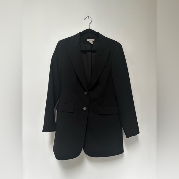 H&M | oversized double breasted blazer | size medium - Picture 3 of 9